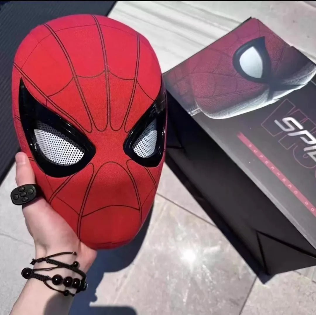 Interactive Hero Mask with Chin-Operable Blinking Eyes - 3