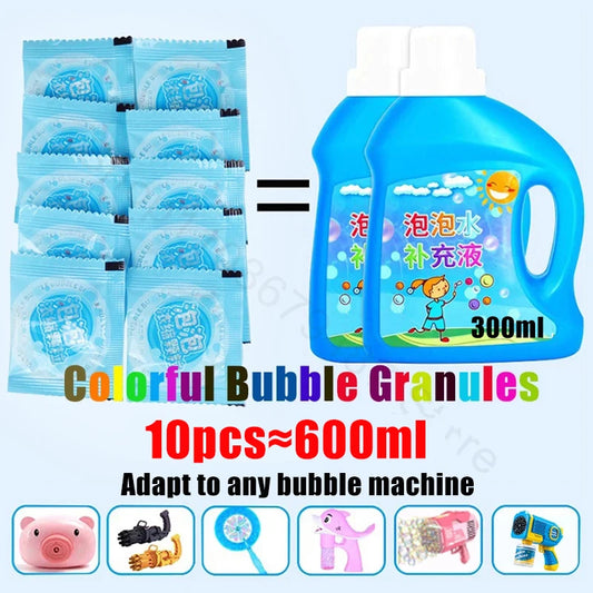 Concentrated Bubble Machine Refill Granules