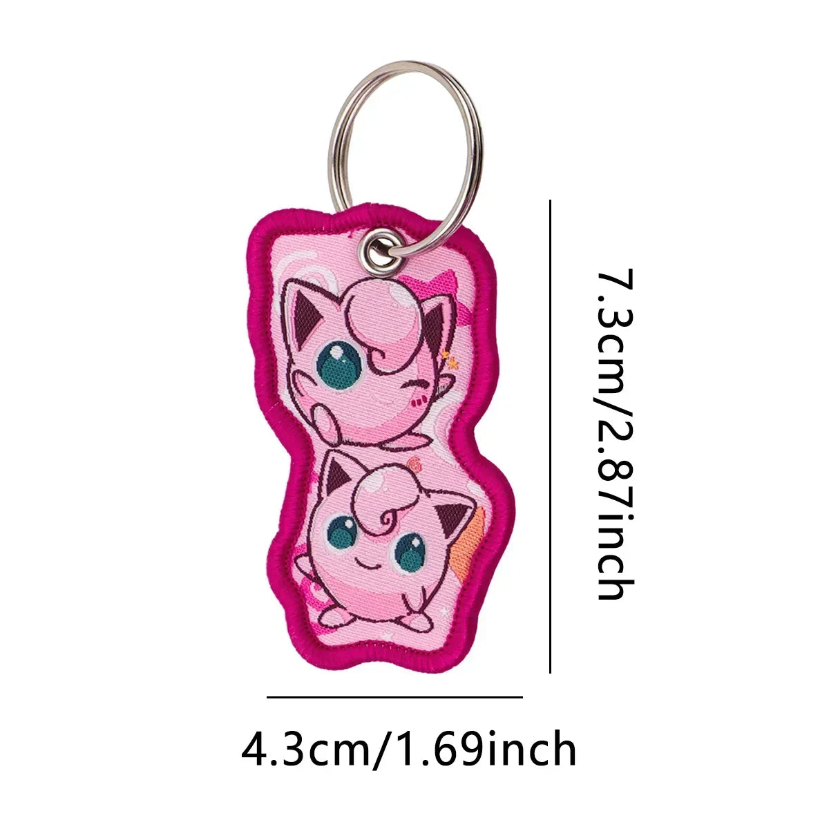 Cute Cartoon Monster Keychain for Keys and Bags - 9