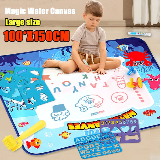 Large Reusable Water Drawing Mat for Kids