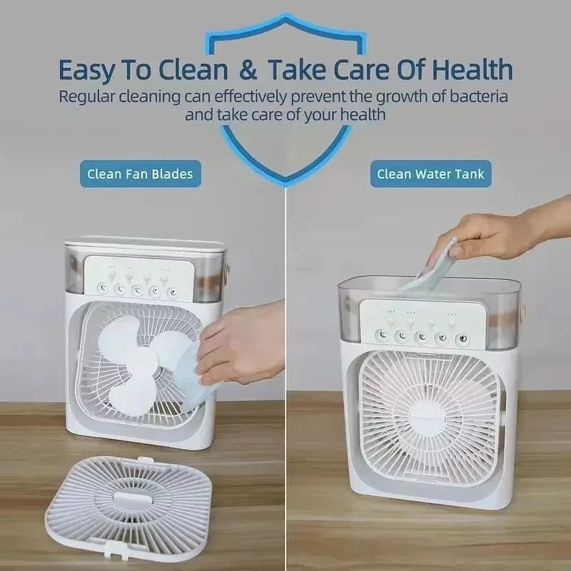Portable 3-in-1 Desktop Air Cooler and Humidifier - 4