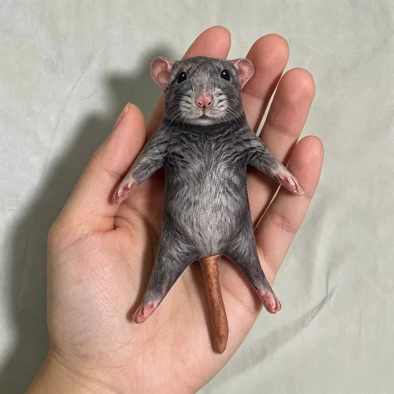 Realistic Soft Mouse Plush Toy for Kids and Collectors - 7