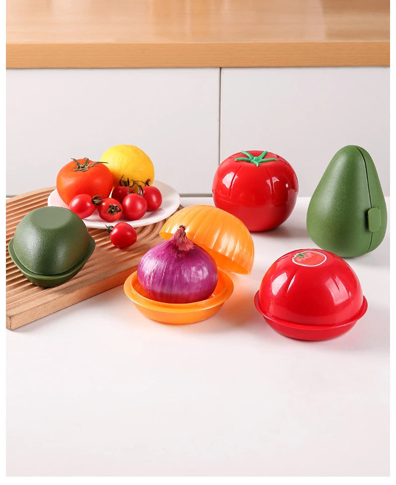 Fruit and Vegetable Freshness Food Saver Storage Containers - 6