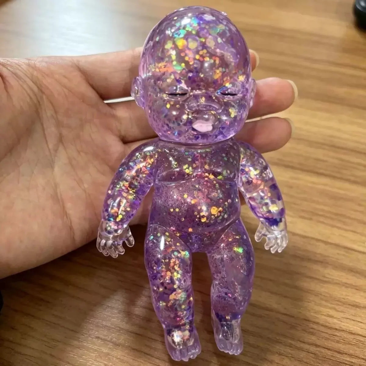 Glitter Baby Squeeze Toy for Stress Relief and Anxiety