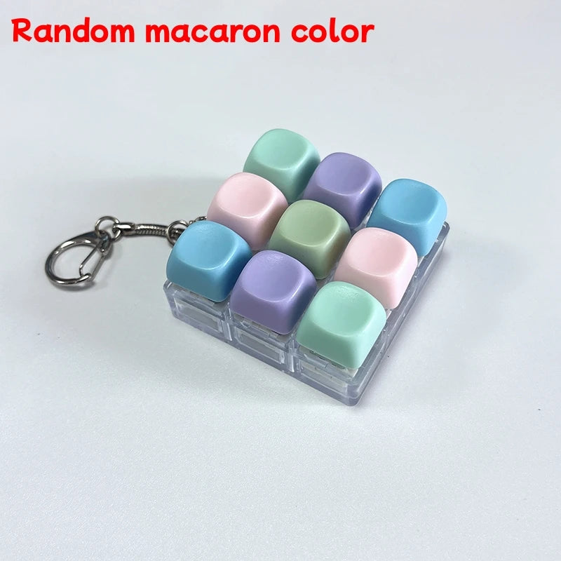 Mechanical Keyboard Fidget Keychain Stress Reliever - 14