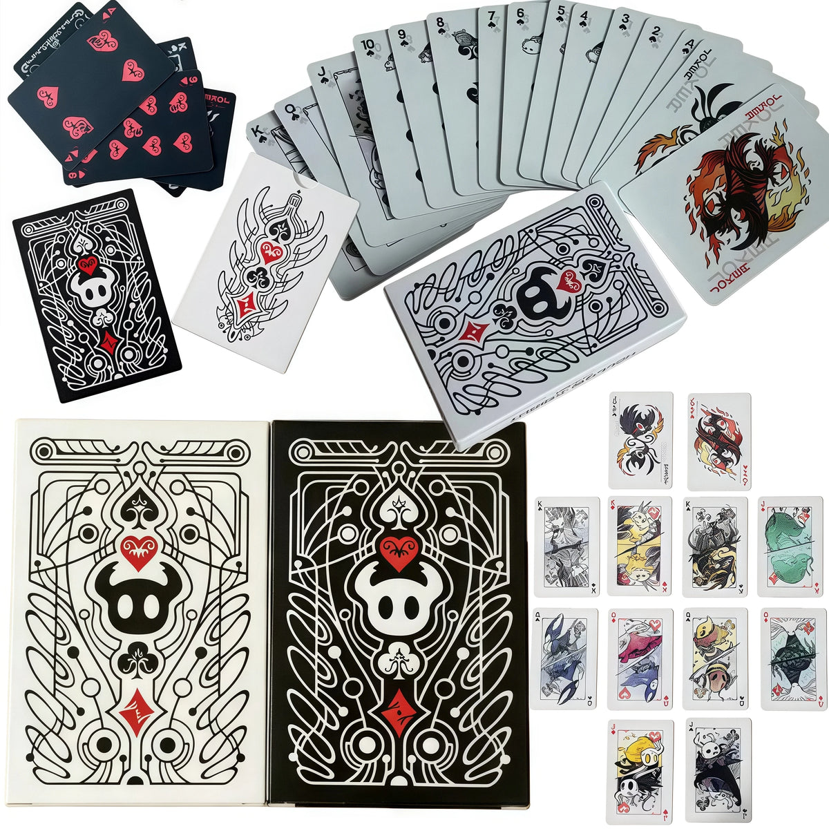 Hollow Knight Themed Standard Poker Deck for Gaming