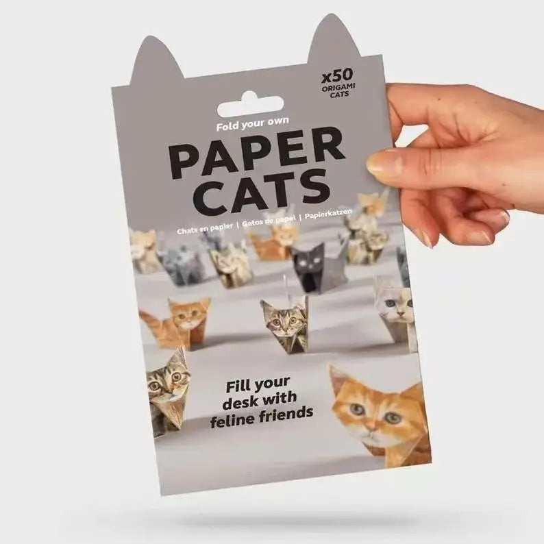 50pc DIY Cat Origami Paper Craft Set for Kids