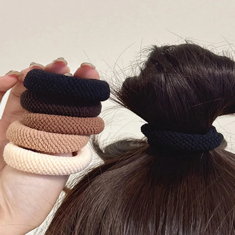 Seamless High-Elasticity Hair Ties for Damage-Free Styling