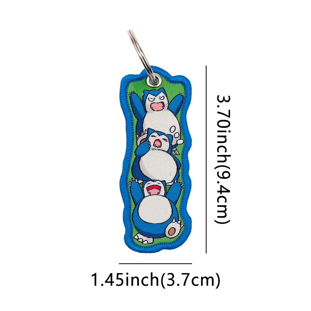 Cute Cartoon Monster Keychain for Keys and Bags - 2