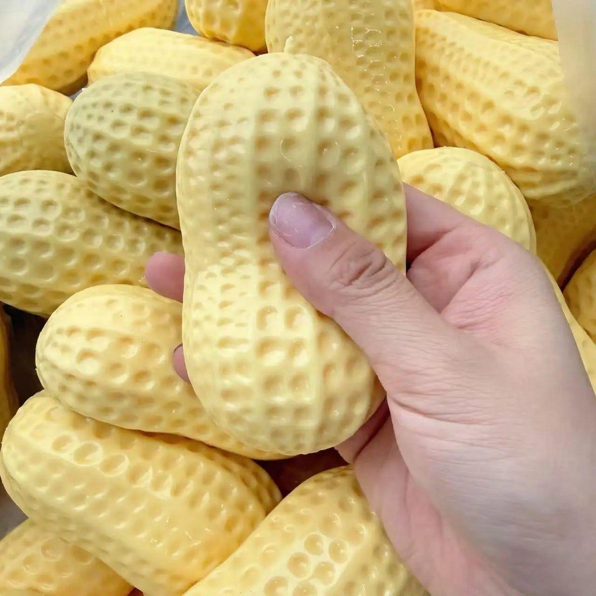 Large Peanut Slow-Rebound Stress Relief Squeeze Toy