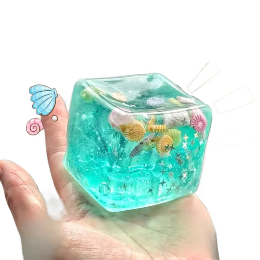Squishy Ocean Sensory Stress Relief Cube