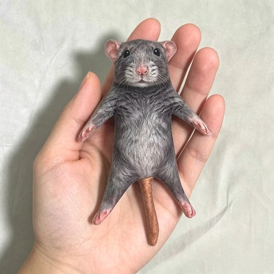 Realistic Soft Mouse Plush Toy for Kids and Collectors