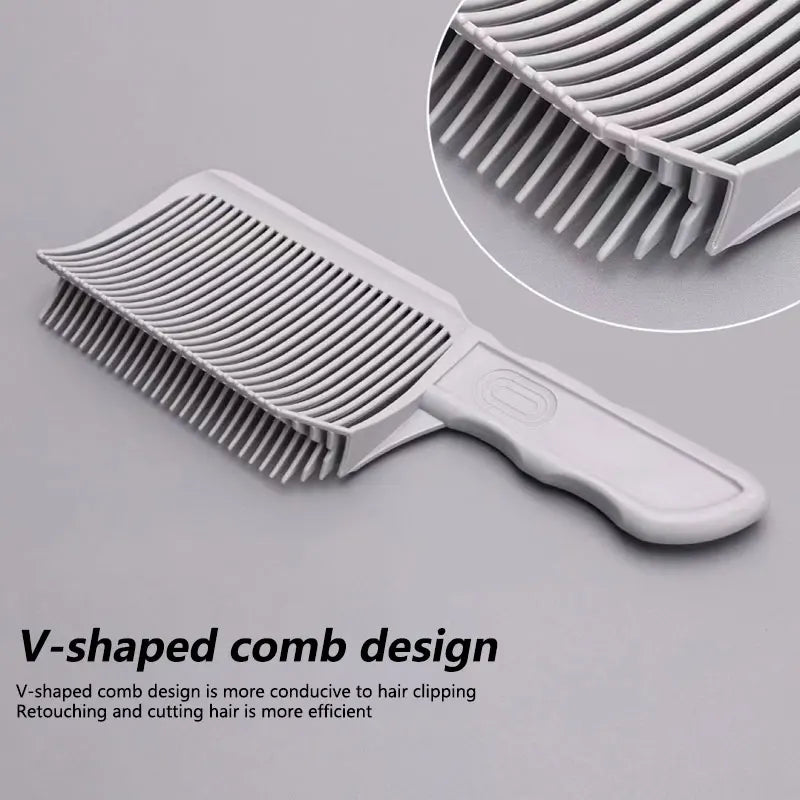 Professional V-Shaped Fade Comb for Precise Hair Trimming - 4