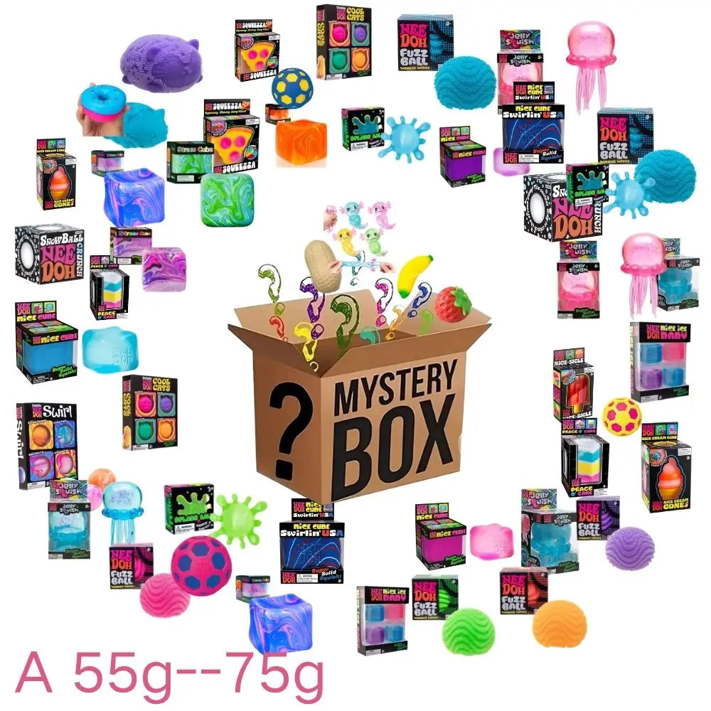 Mystery Squishy Stress Relief Fidget Toy Box