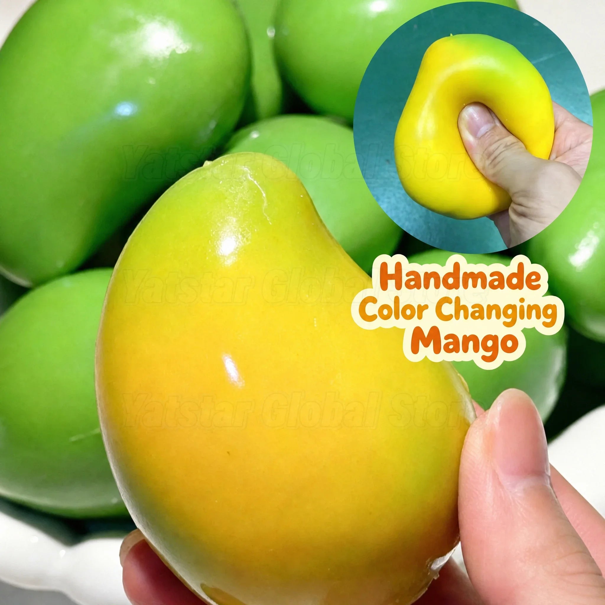 Color-Changing Mango Sensory Stress Relief Fidget Toy - 1