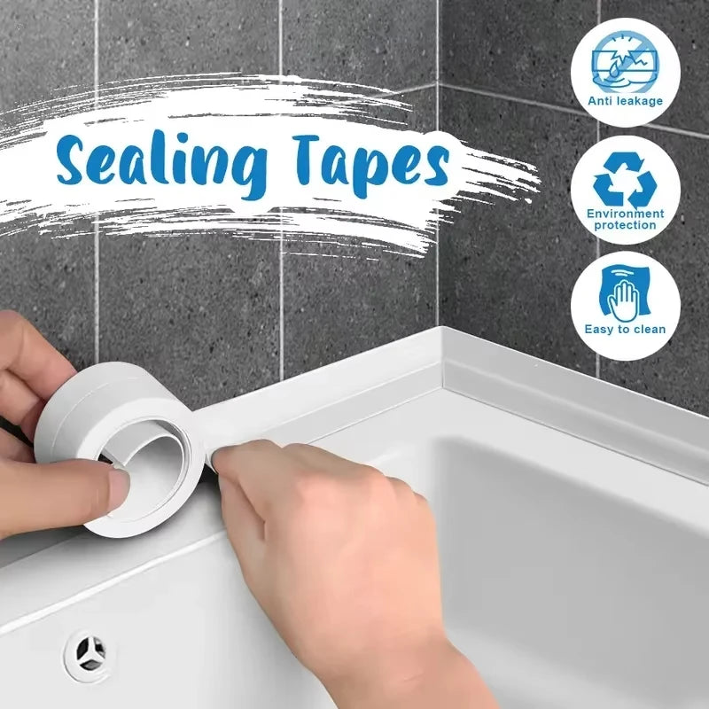 Waterproof Self-Adhesive Sealing Tape for Kitchen and Bathroom - 1