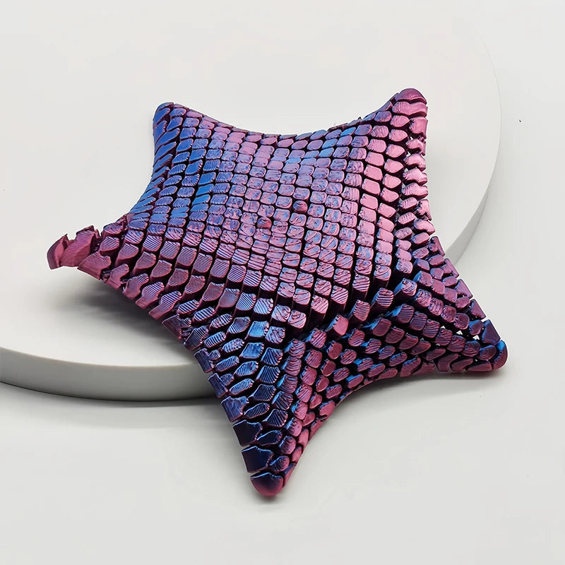 Articulated 3D Printed Starfish Fidget Toy for Stress Relief - 12