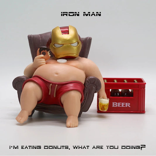 Chubby Superhero Desk Ornament Figure