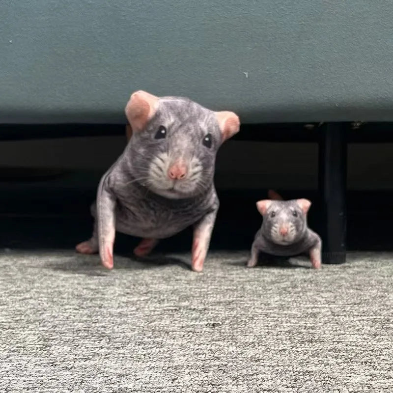 Realistic Soft Mouse Plush Toy for Kids and Collectors - 4