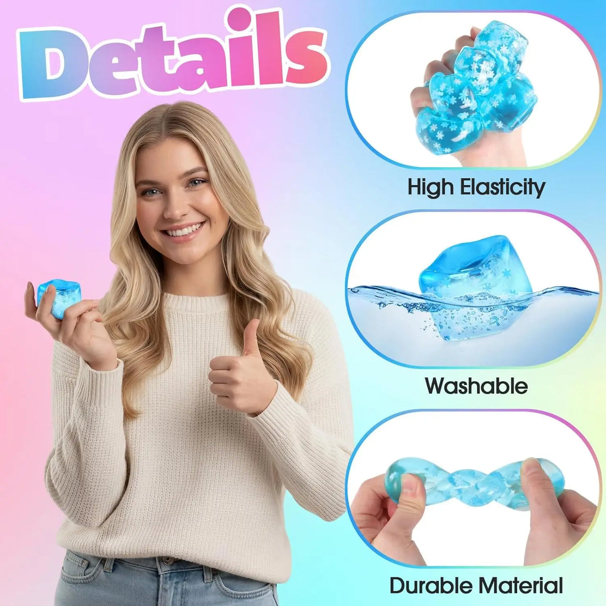 Ice Cube Stress Relief Sensory Toy