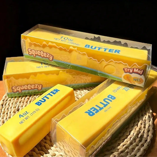 Giant Butter Stick Slow-Rebound Stress Relief Squeezy Toy