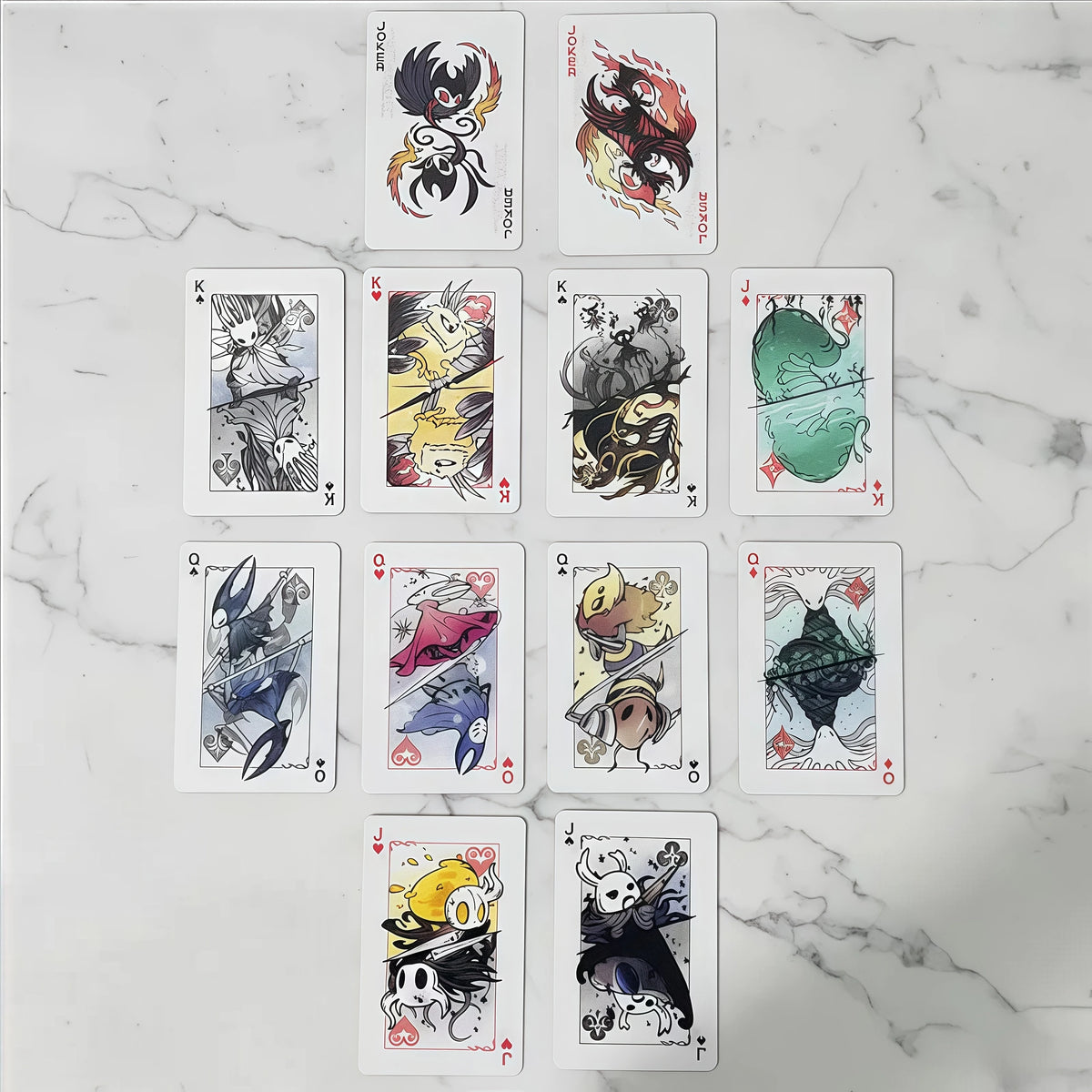 Hollow Knight Themed Standard Poker Deck for Gaming