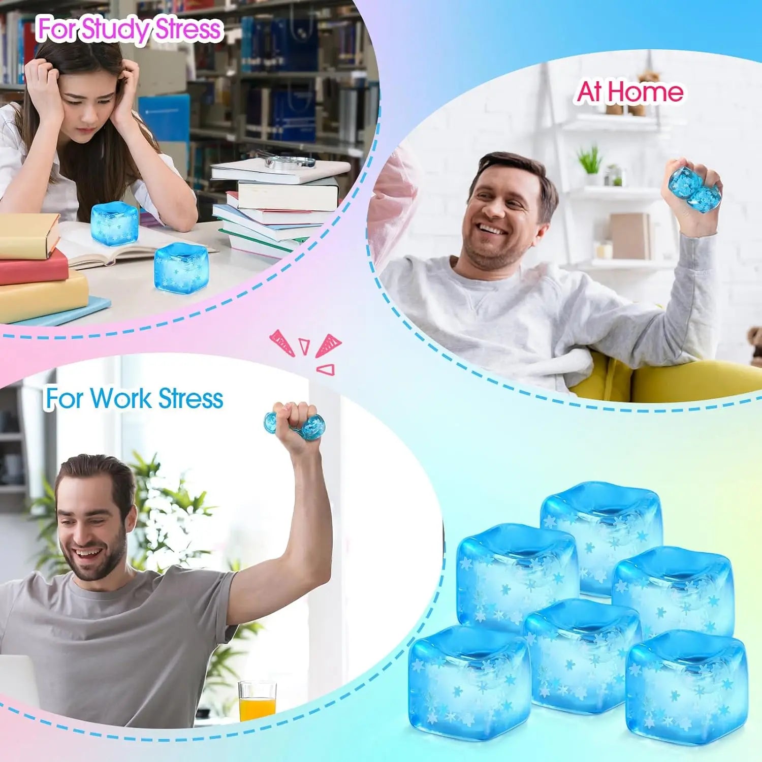Ice Cube Stress Relief Sensory Toy - 4