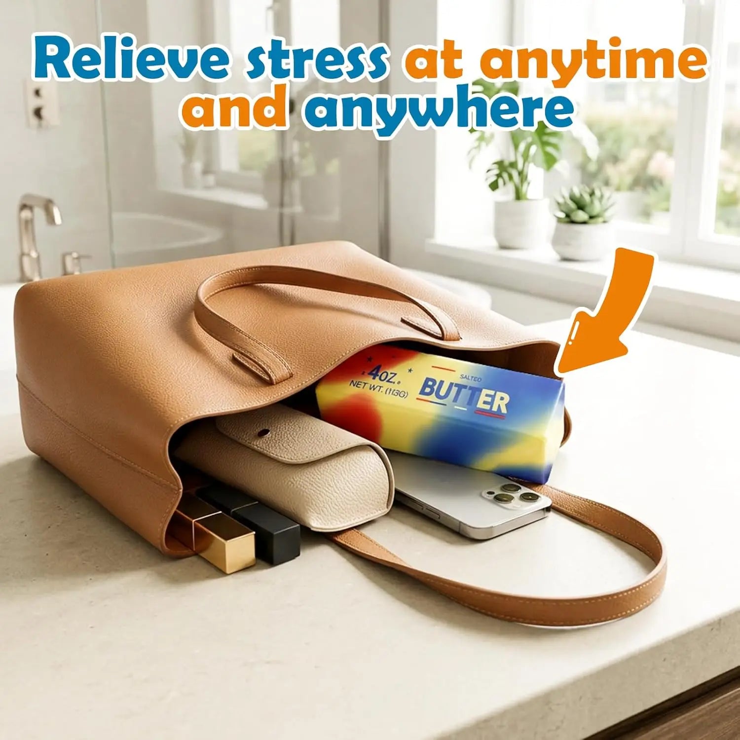 Rainbow Butter Slow-Rising Stress Relief Squishy Toy - 10