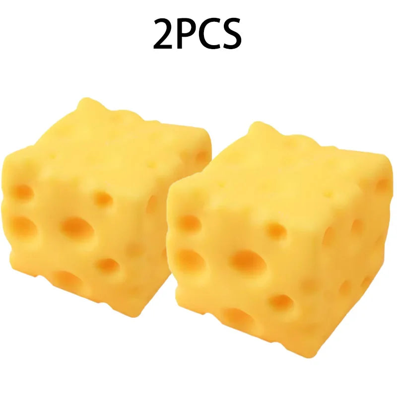 Large Cheese Squeeze Stress Relief Fidget Toy