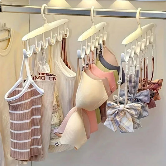 12-Hook Rotating Space-Saving Closet Hanger