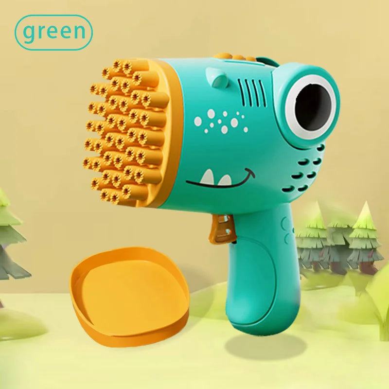 40-Hole Dinosaur Bubble Blaster for Kids and Parties - 12