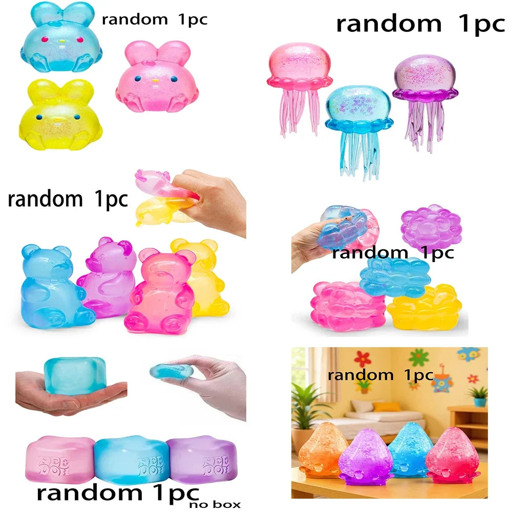 100-Piece Surprise Squishy Fidget Toy Collection