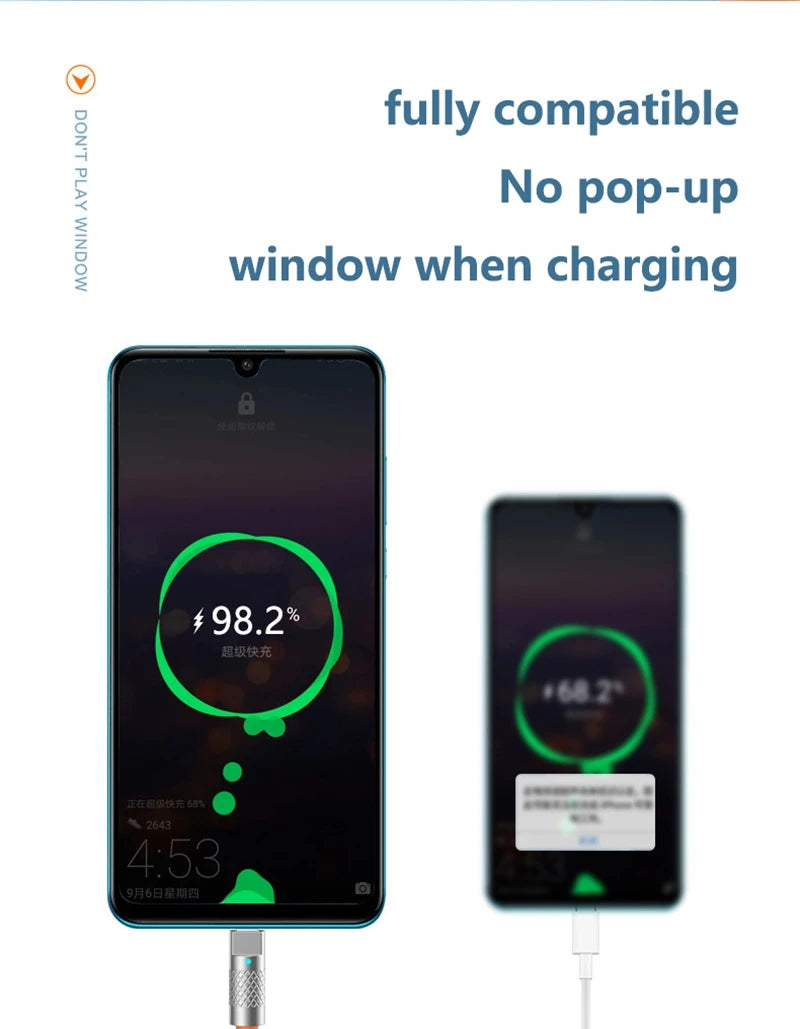 120W Super Fast Charging USB-C to USB-C Liquid Silicone Cable - 7