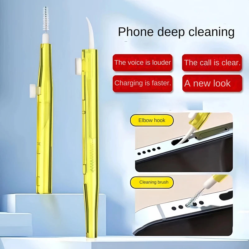 2-in-1 Phone Speaker and Charging Port Cleaning Tool - 2