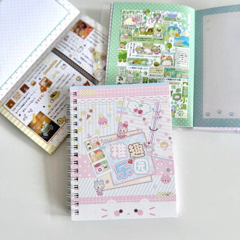 Kawaii Japanese Style Decorative Sticker Book for DIY Journals