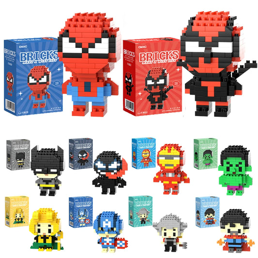 Superhero Miniature Building Block Action Figures