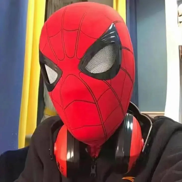 Interactive Hero Mask with Chin-Operable Blinking Eyes - 13