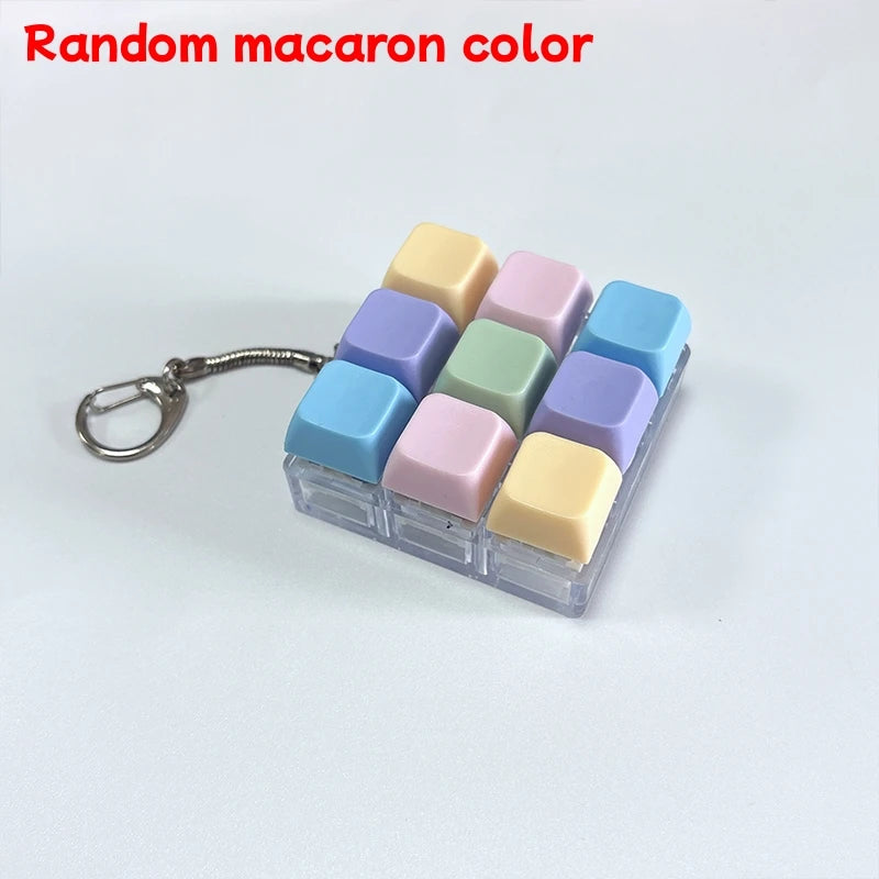 Mechanical Keyboard Fidget Keychain Stress Reliever