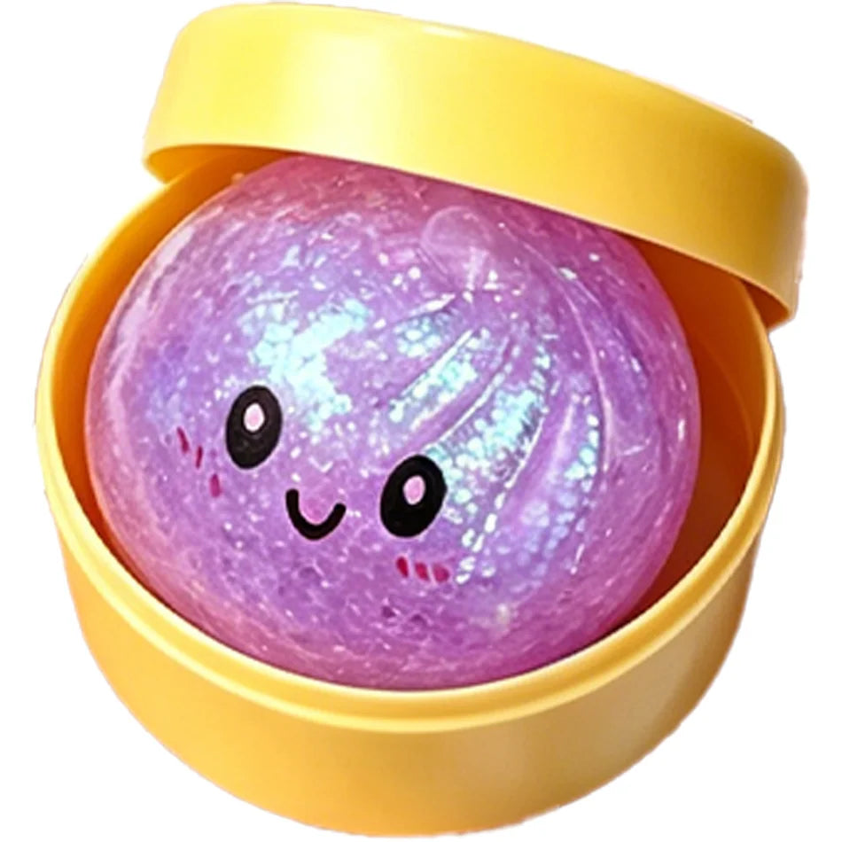 Glitter Dumpling Sensory Squishy Toy for Stress Relief