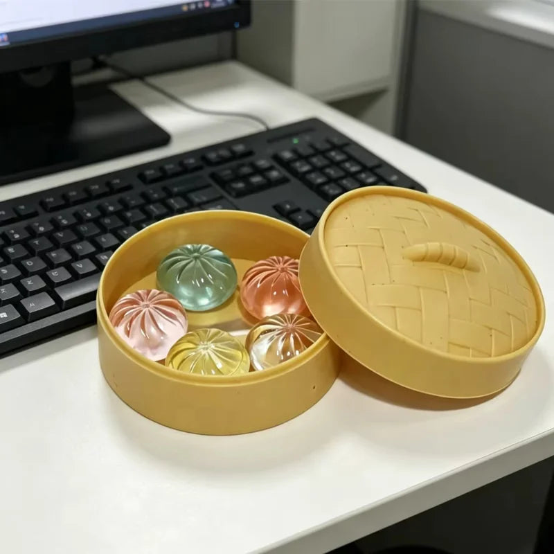 Steamed Bun Fidget Toy Set for Stress Relief