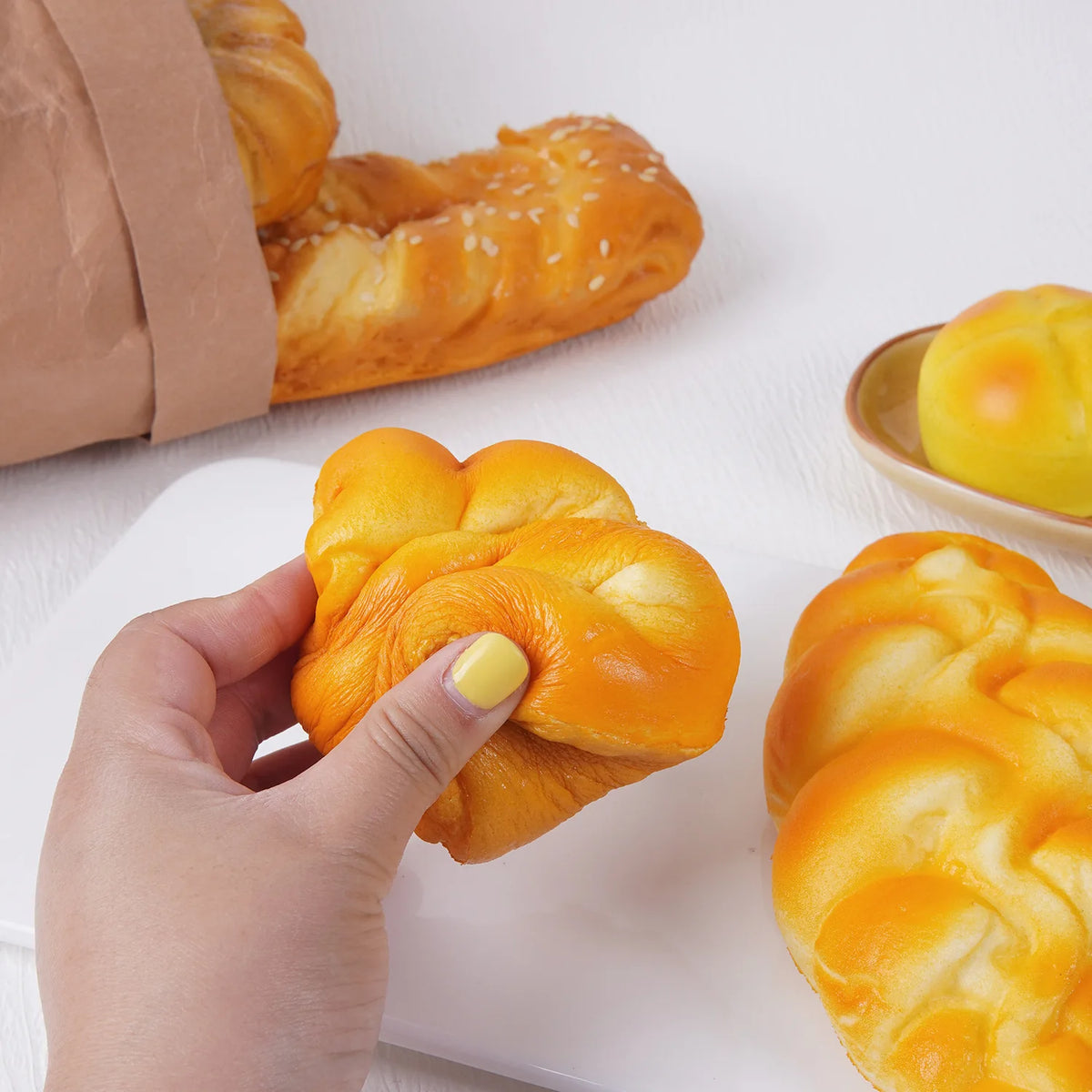 Slow-Rise Bread Squishy Stress Relief Toy