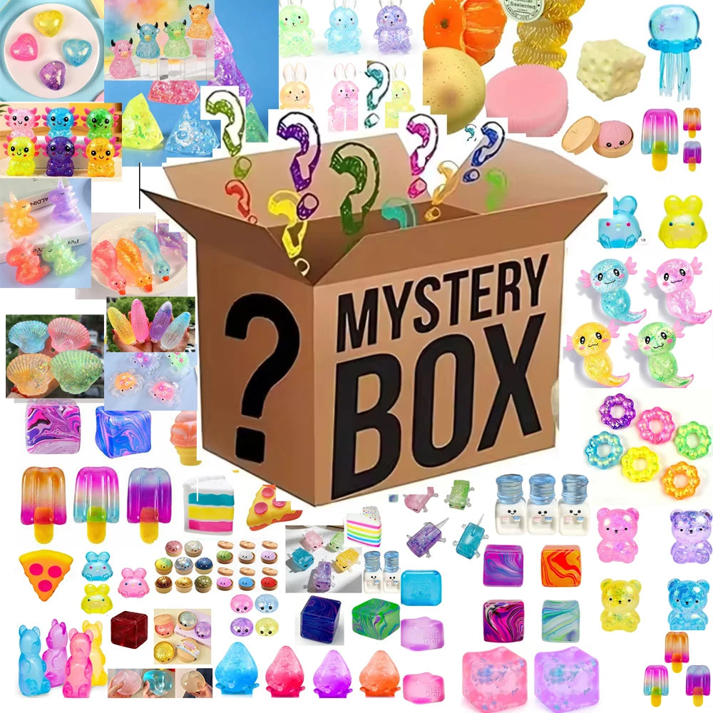 100-Piece Surprise Squishy Fidget Toy Collection