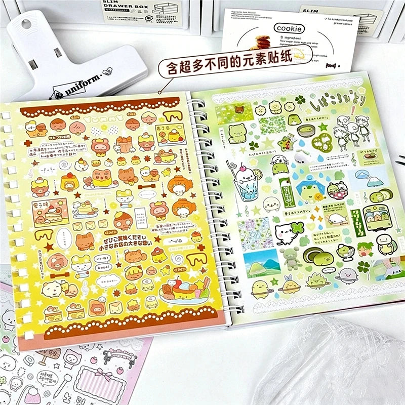 Kawaii Japanese Style Decorative Sticker Book for DIY Journals - 5