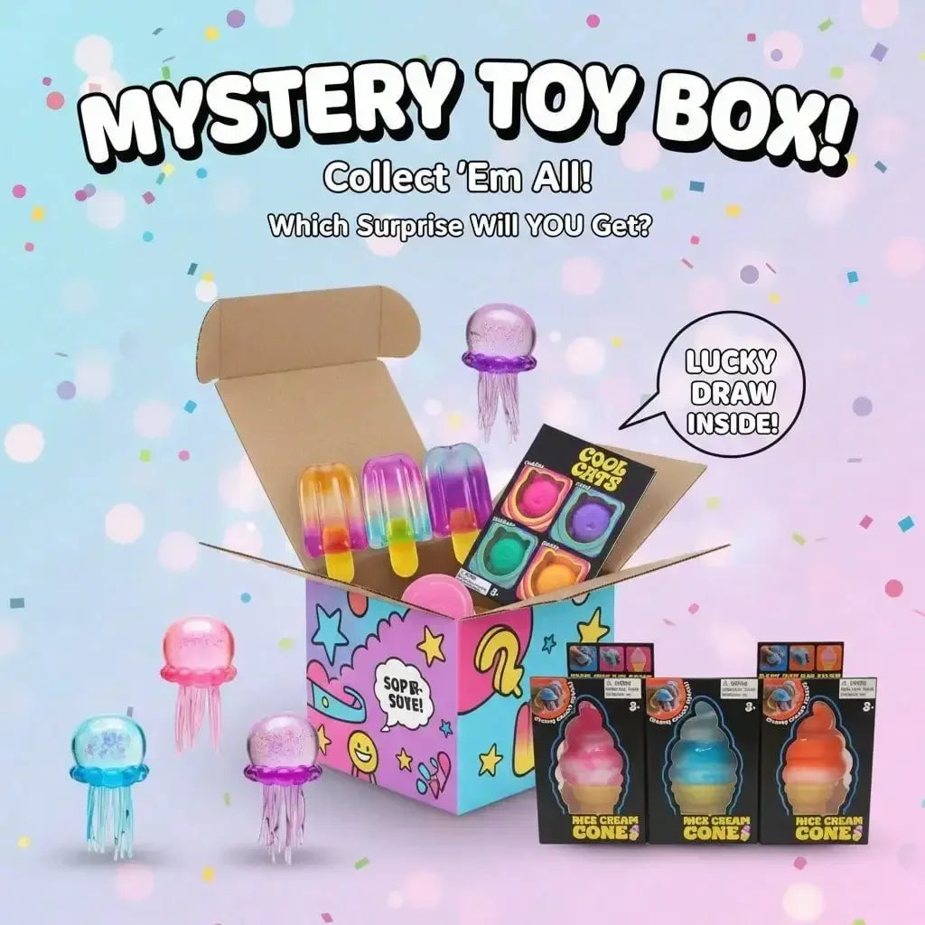 100-Piece Surprise Squishy Fidget Toy Collection - 10