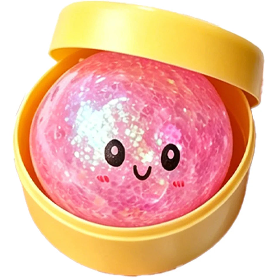 Glitter Dumpling Sensory Squishy Toy for Stress Relief