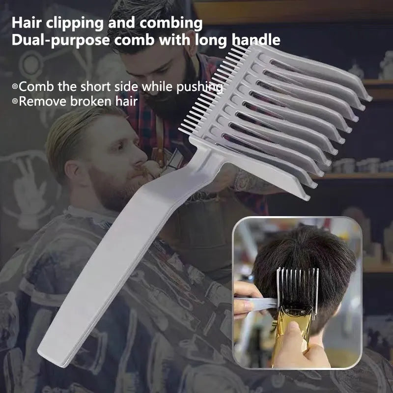 Professional V-Shaped Fade Comb for Precise Hair Trimming