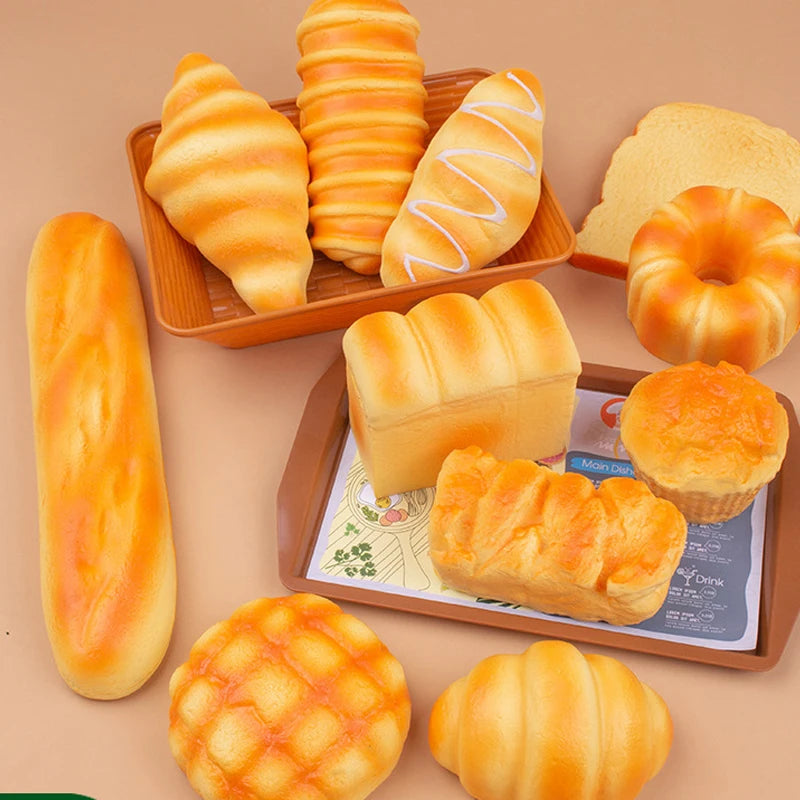 Slow-Rise Bread Squishy Stress Relief Toy - 1