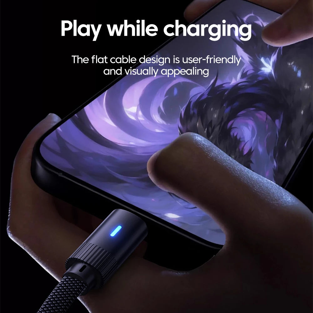 100W L-Shape Fast Charging USB-C Cable - 2