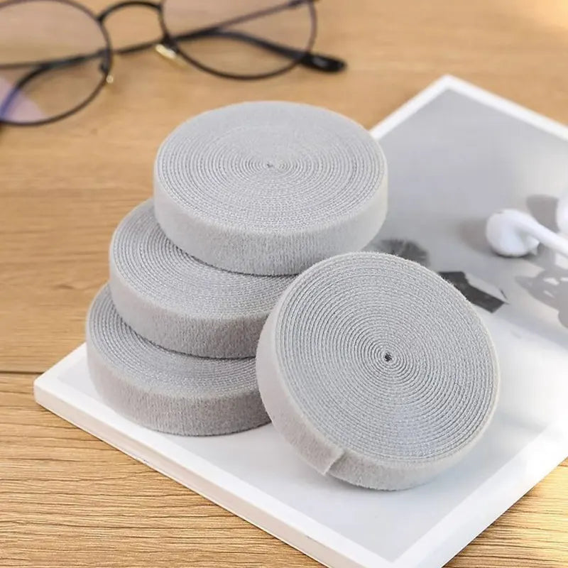 Reusable Cable Management Tie Roll for Home and Office - 13