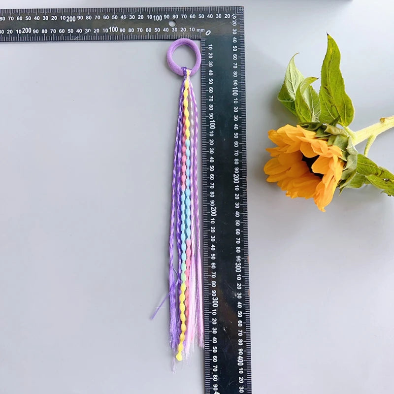 Braided Wig Ponytail Hair Ties for Girls